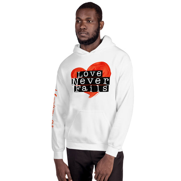 Love Never Fails - Hooded Sweatshirt