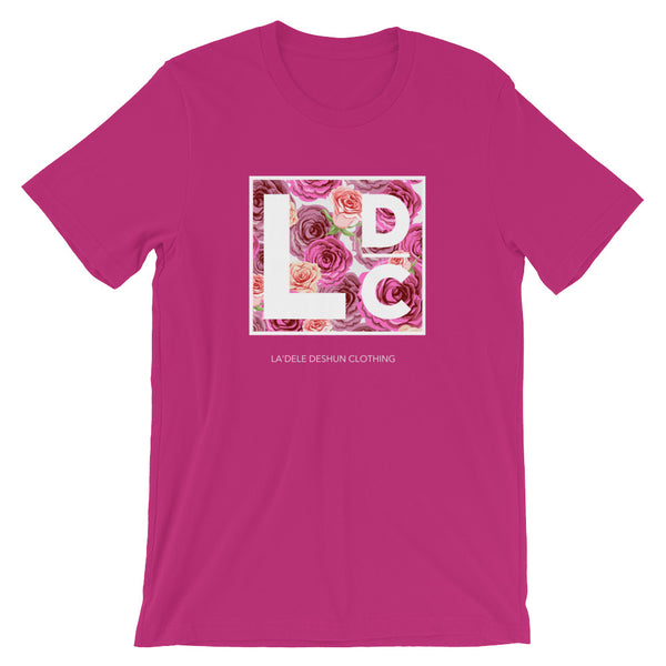 Women's block Rose T-Shirt